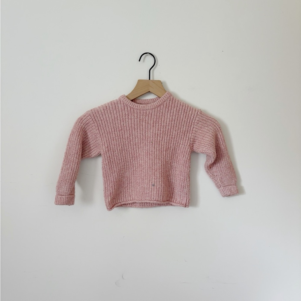 5 for $25 ✨ Zara Pink Knit Sweater